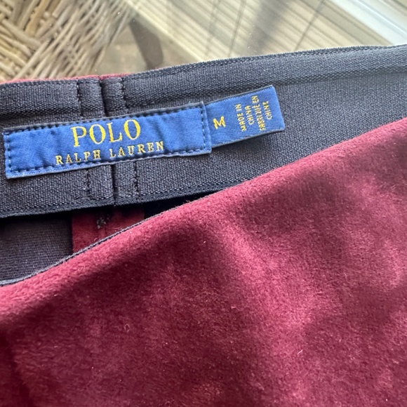 RALPH LAUREN LAMBSKIN SUEDE LEGGINGS - Picture 5 of 5